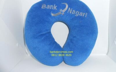 Pabrik Custom Bantal Leher Promosi Bank Nagari