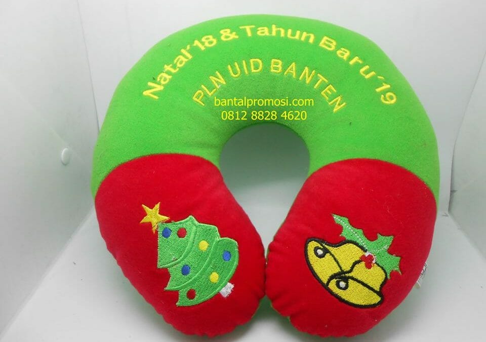 Souvenir Bantal Leher Murah Custom Perusahaan PLN